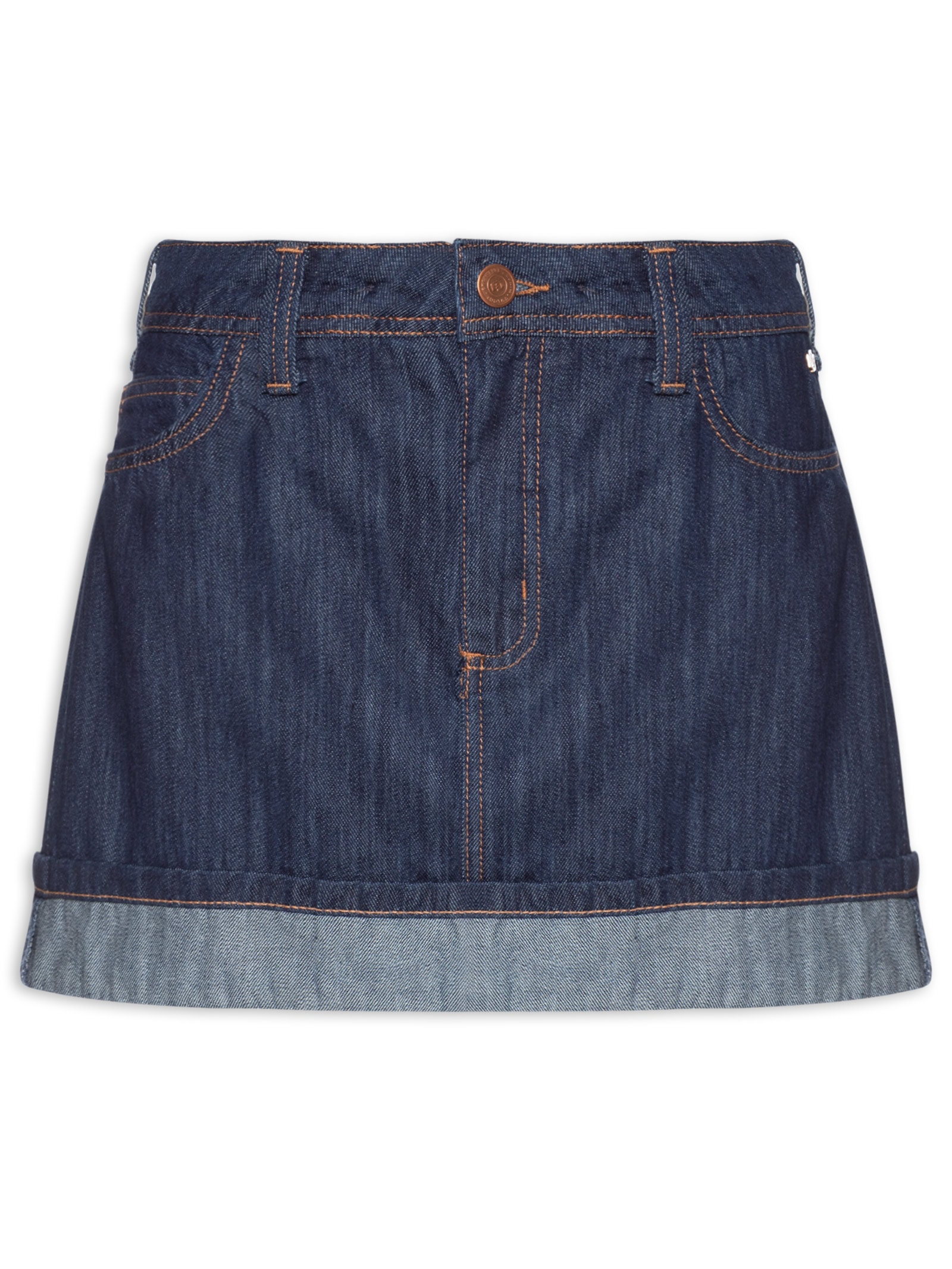 Saia Jeans Jade Azul Colcci