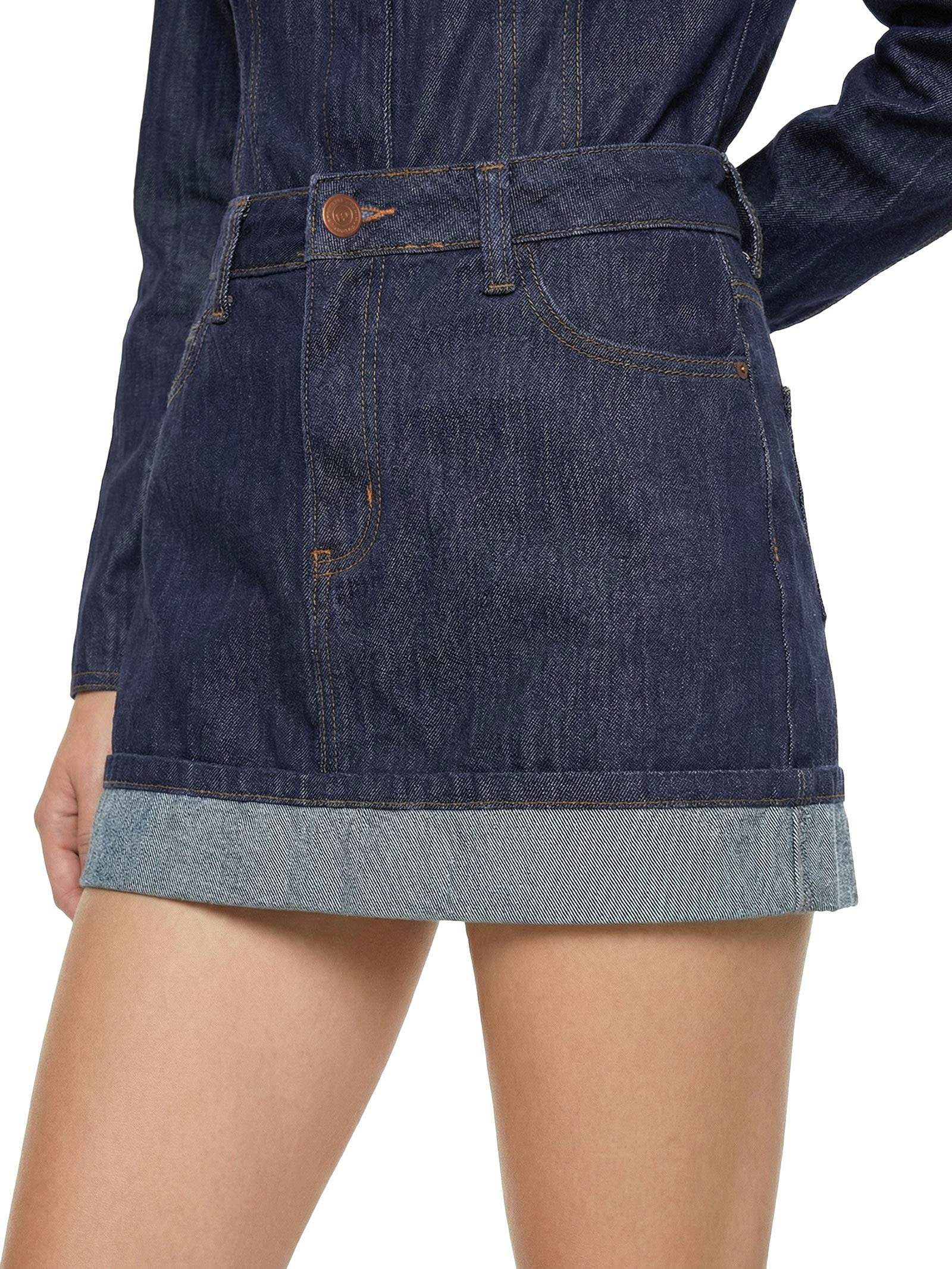 Saia Jeans Jade Azul Colcci