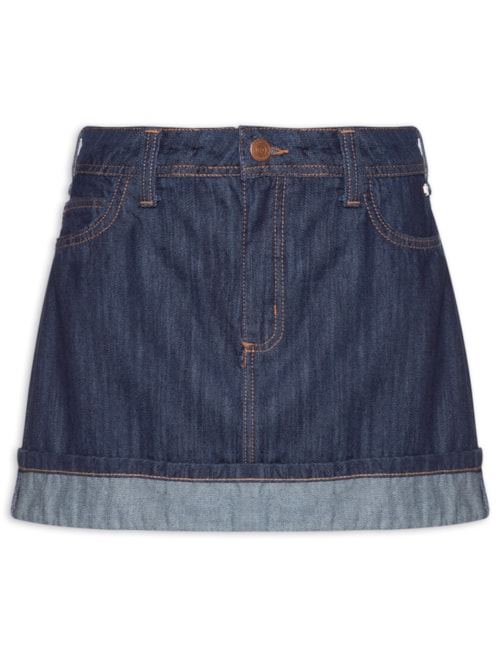 Saia Jeans Jade - Azul