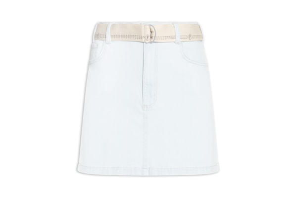 Saia Jeans Mini - Azul