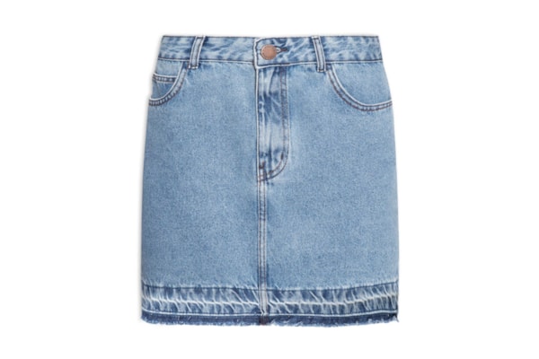 Saia Jeans Mini Frenesi - Azul