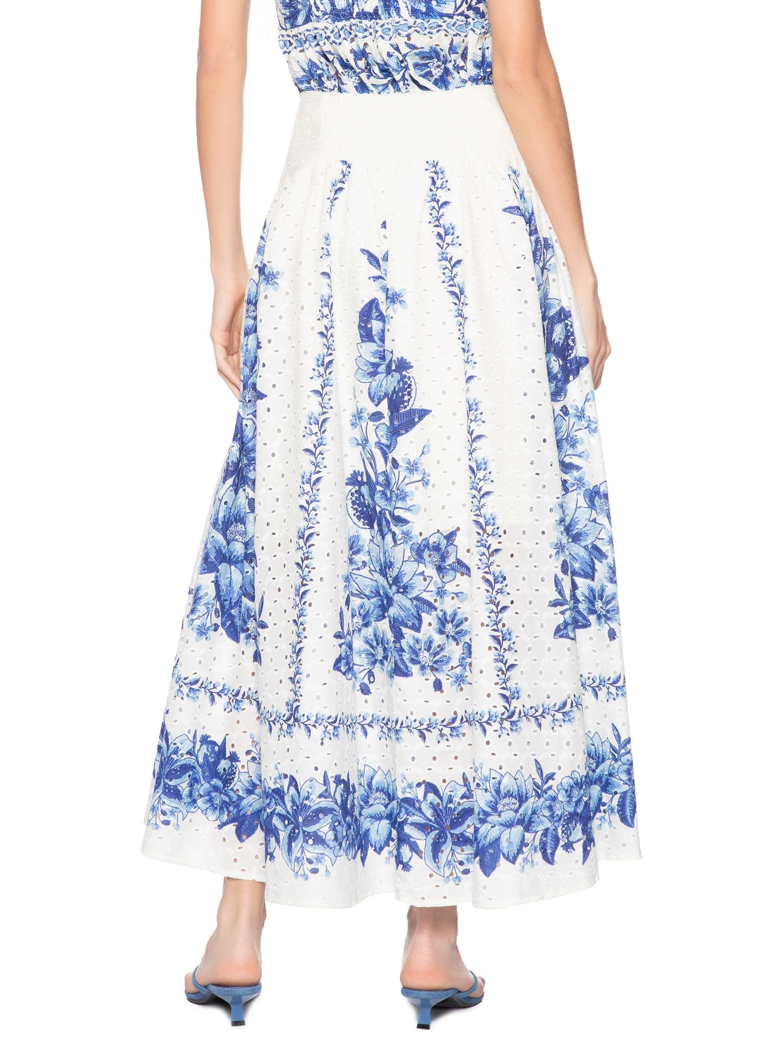 Saia Laise Fruta De Verão Azul Farm