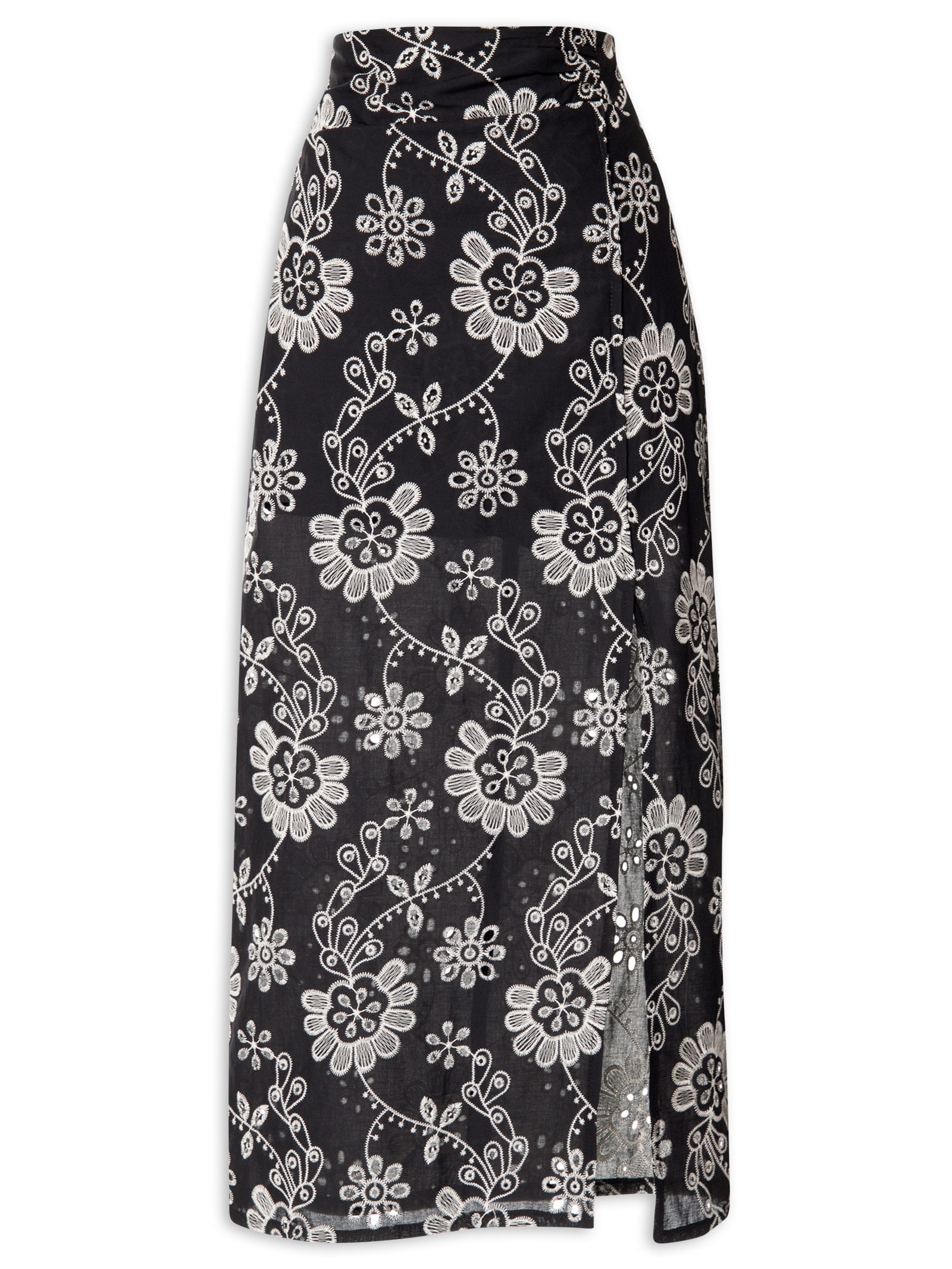 Saia Laise Preto Colcci