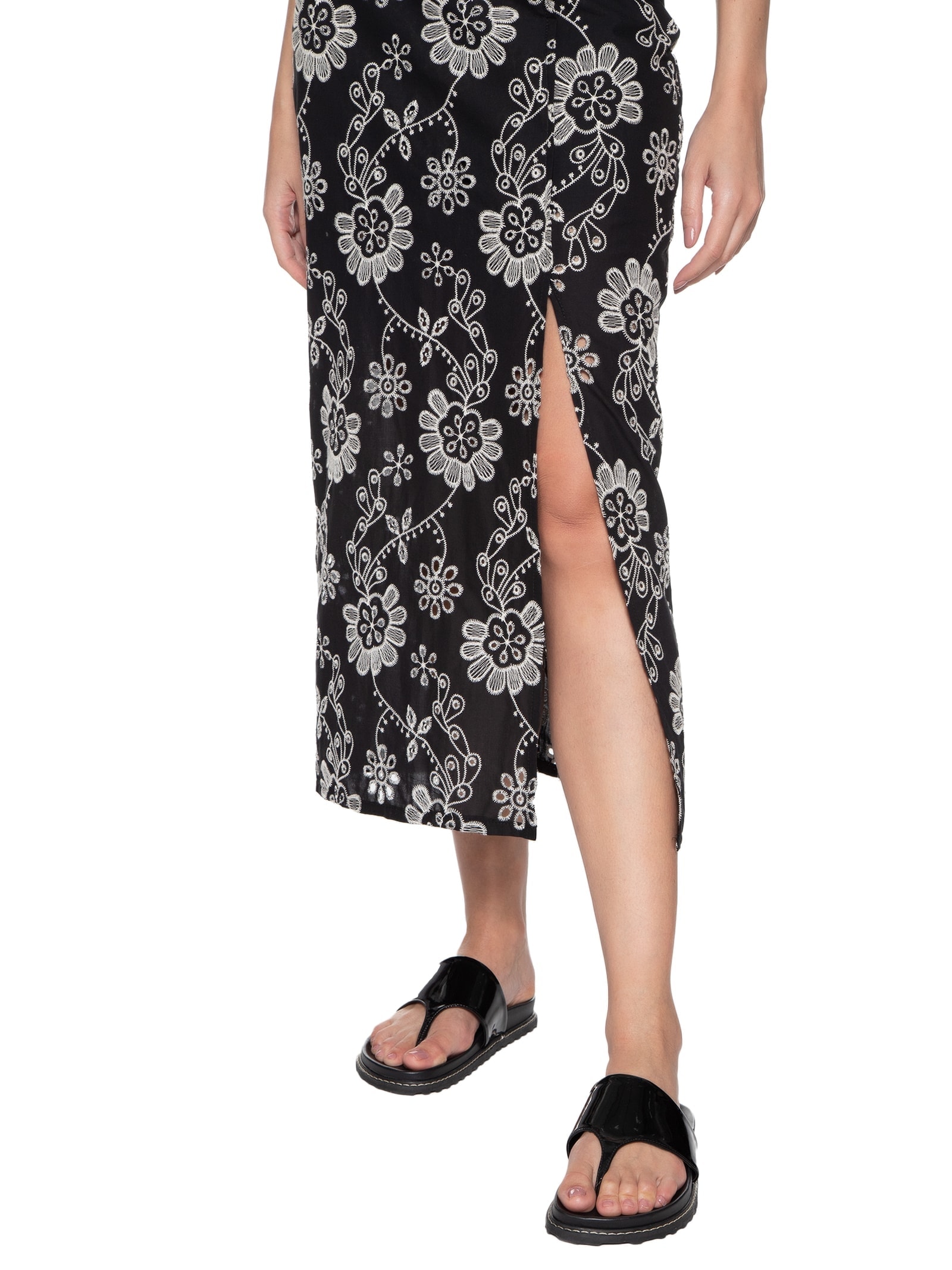 Saia Laise Preto Colcci