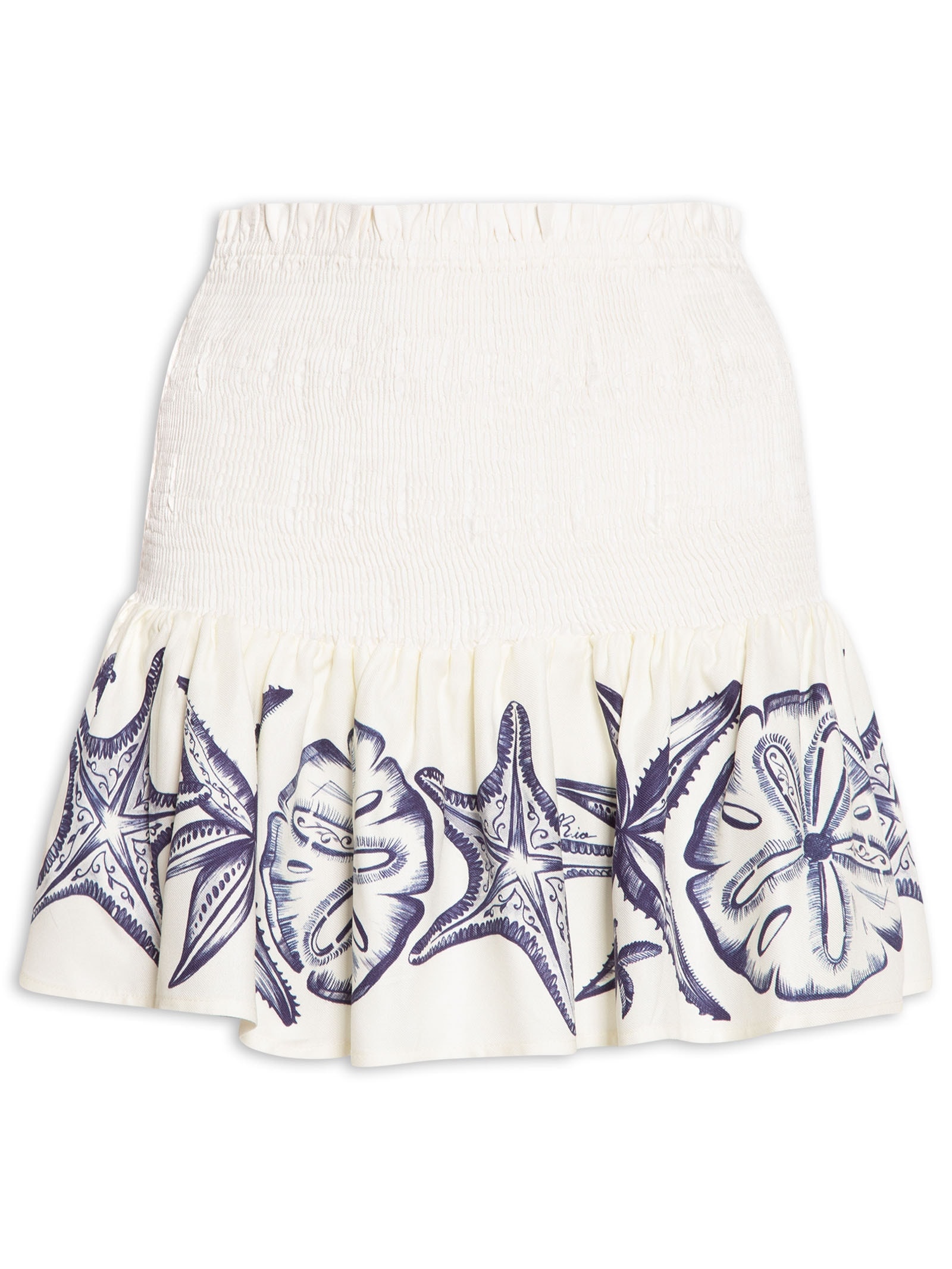 Saia Lastex Aventureiro Branco Farm