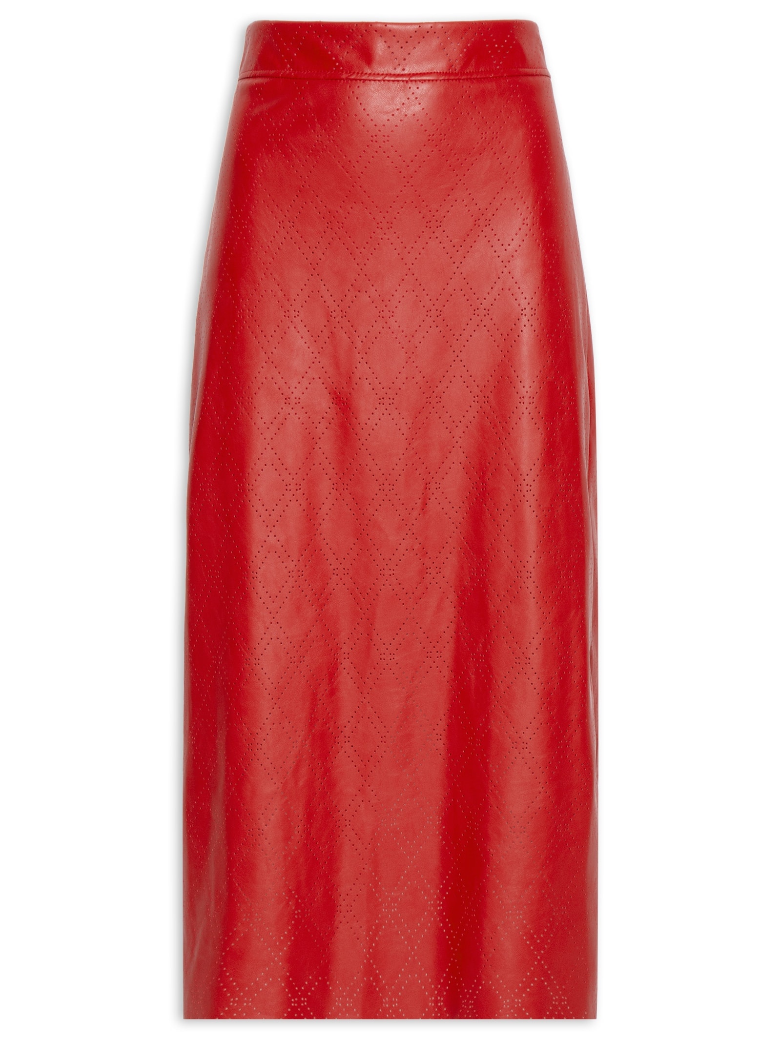 Saia Lisa Vermelho Colcci