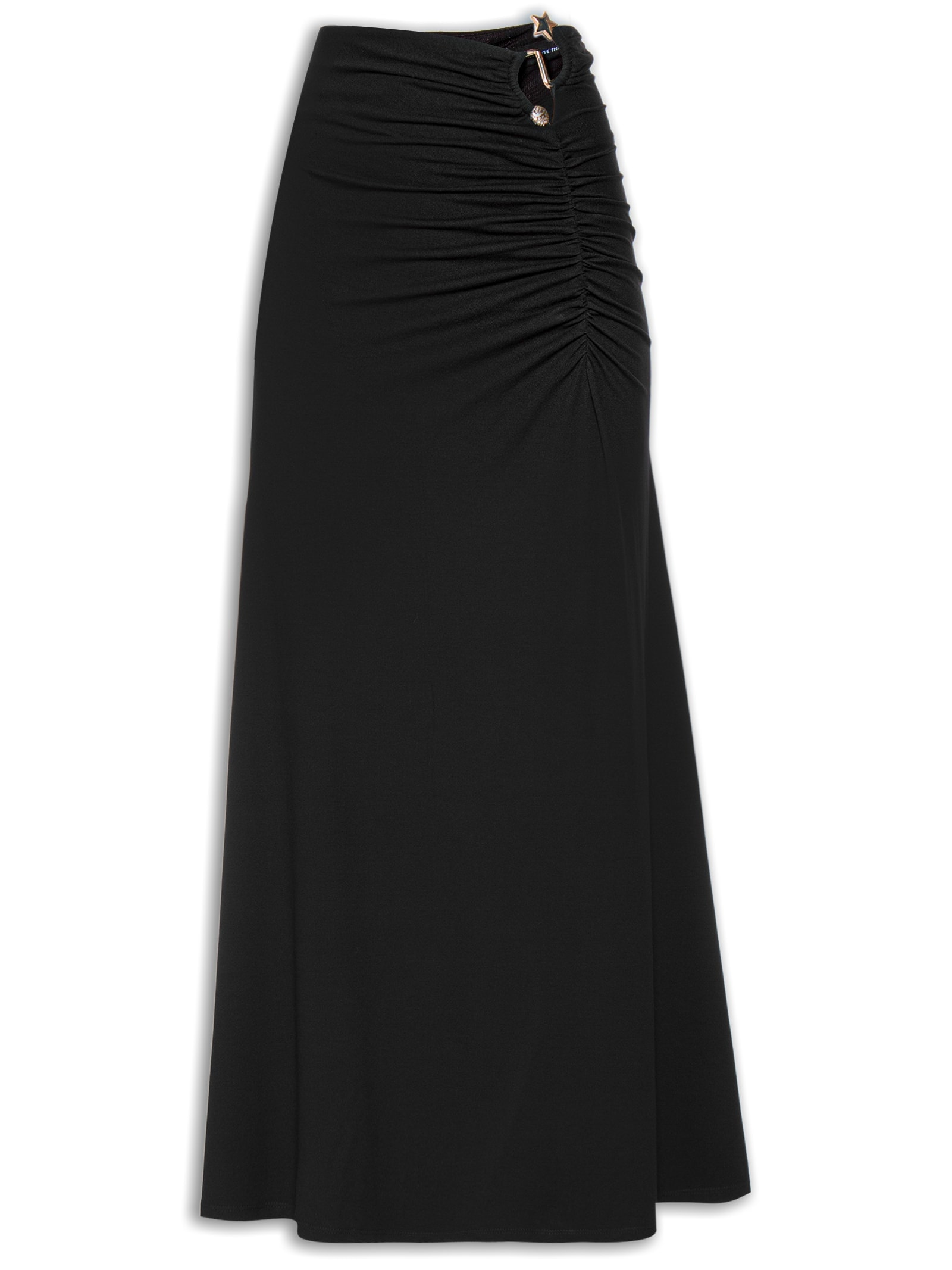 Saia Longa Com Aplicação Preto My Favorite Things