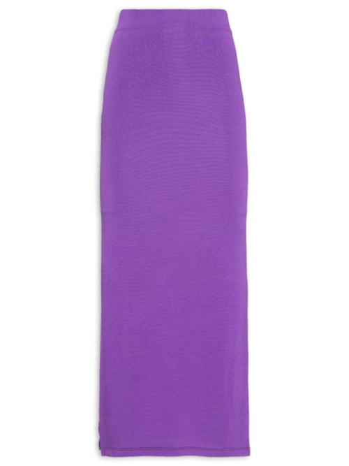 Saia Longa Com Fendas Laterais – Roxo