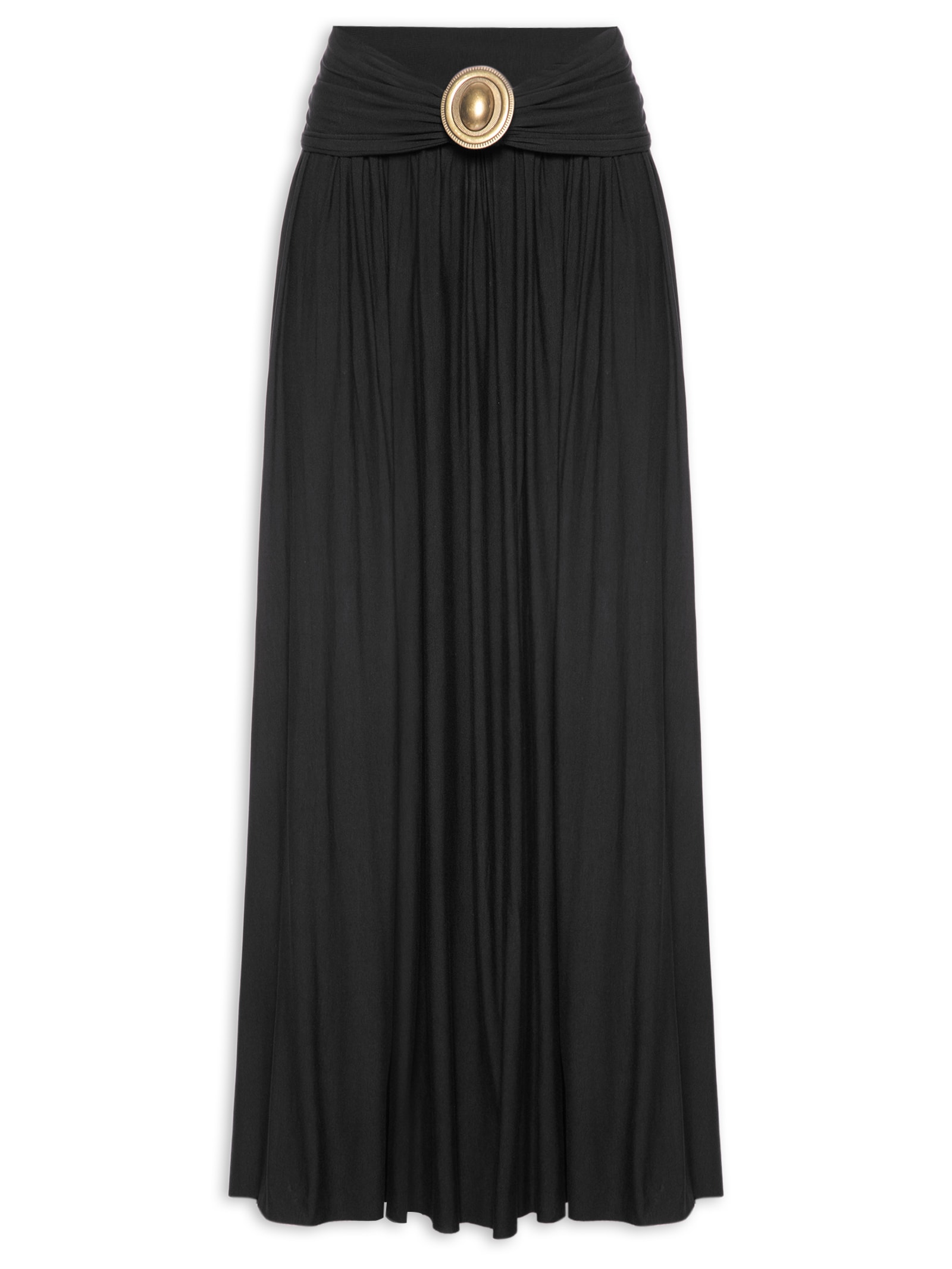 Saia Longa Com Metal Preto Lança Perfume