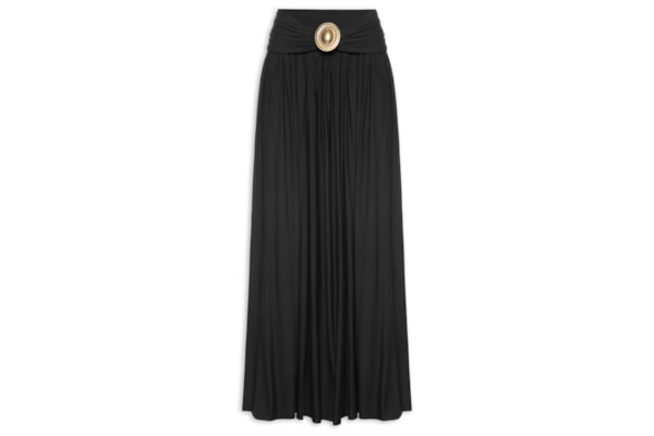 Saia Longa Com Metal - Preto