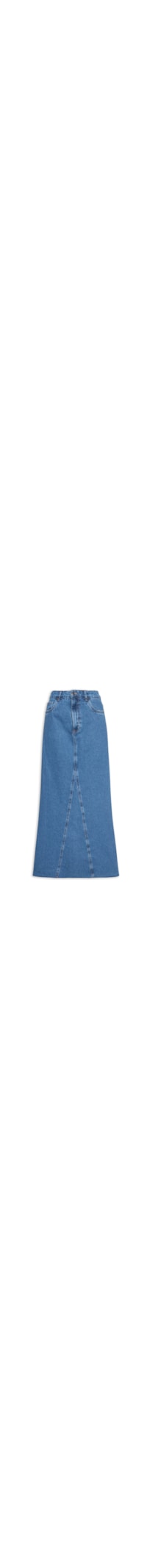 Saia Longa Jeans - Azul