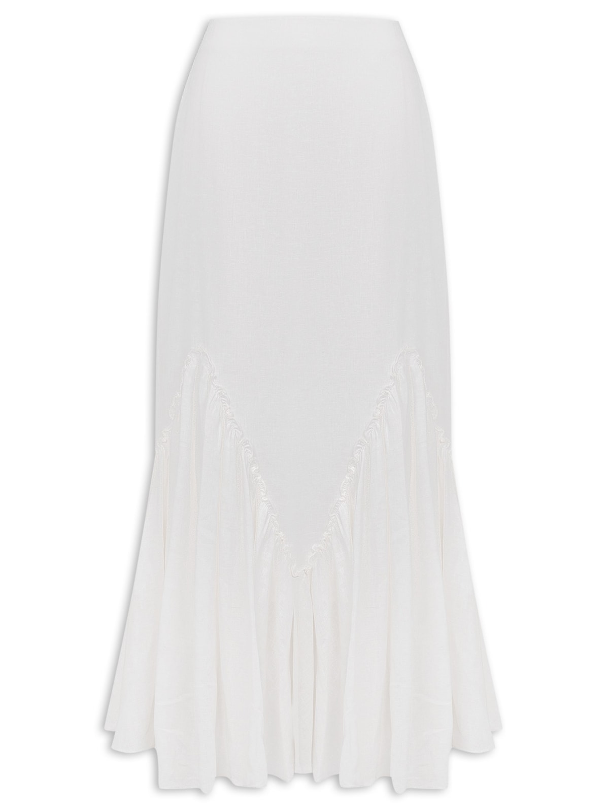 Vista 2 Saia Longa Kerry - Off White NATURAIS NATURAIS