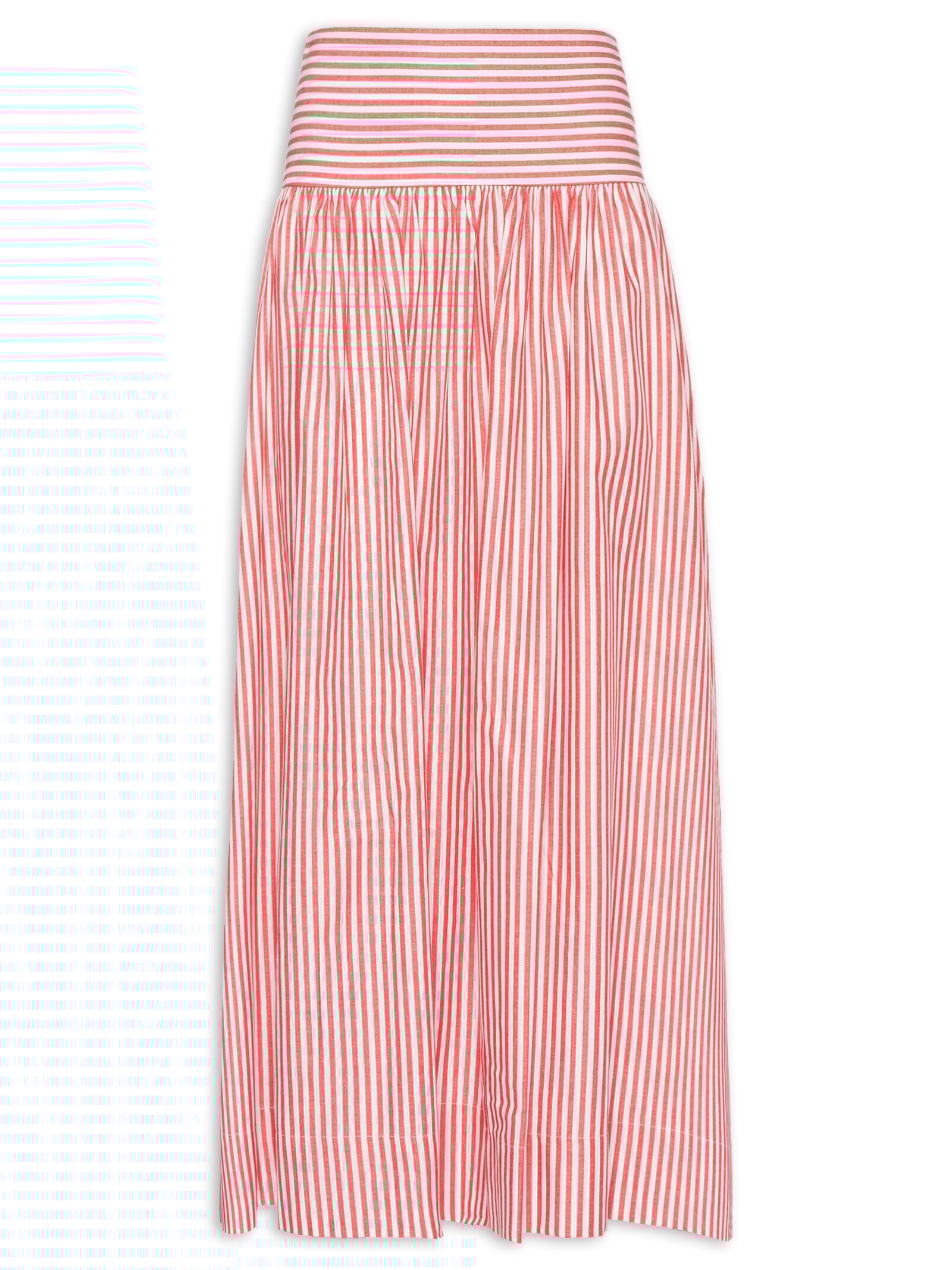 Saia Longa Listra Palmas Vermelho Farm
