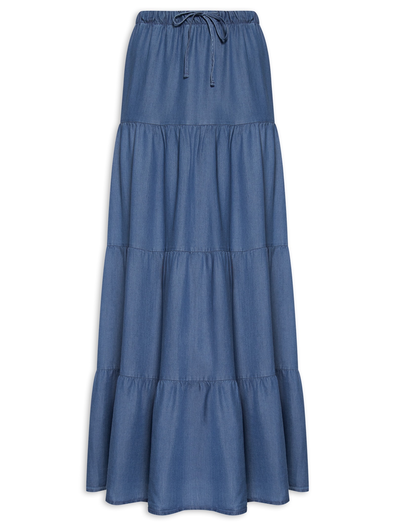 Saia Longa Marias Azul Basiq