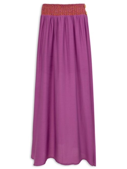 Saia Longa Mika Detalhe – Rosa