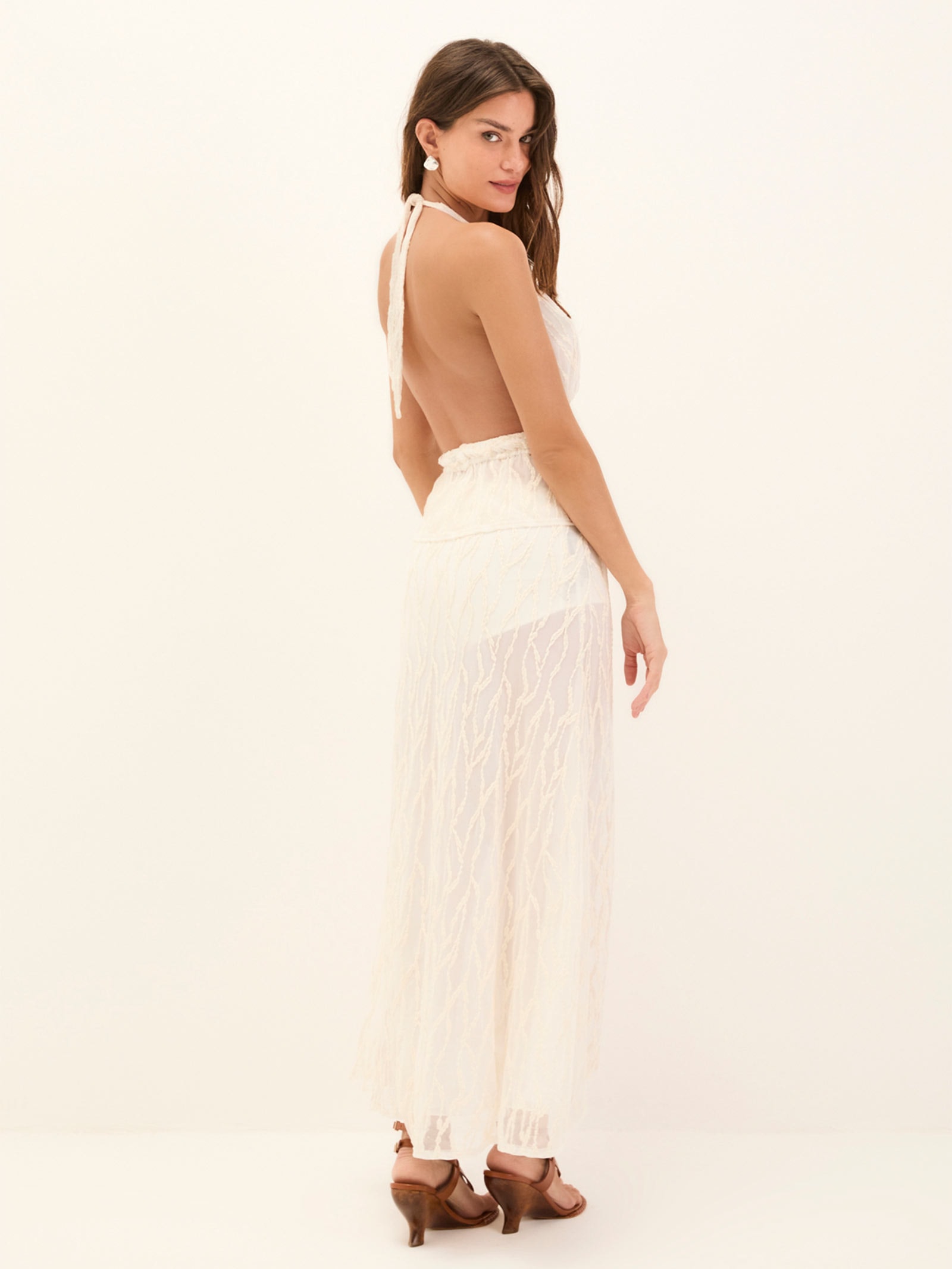 Saia Longa Quinn Branco Vix