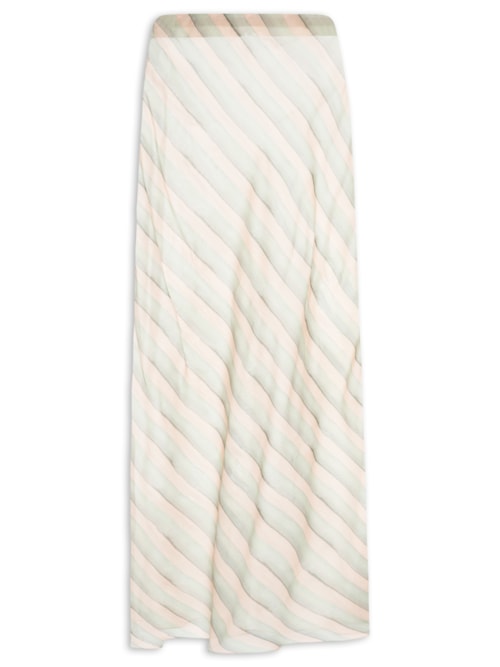 Saia Longa Sereia Listras Brilho – Verde