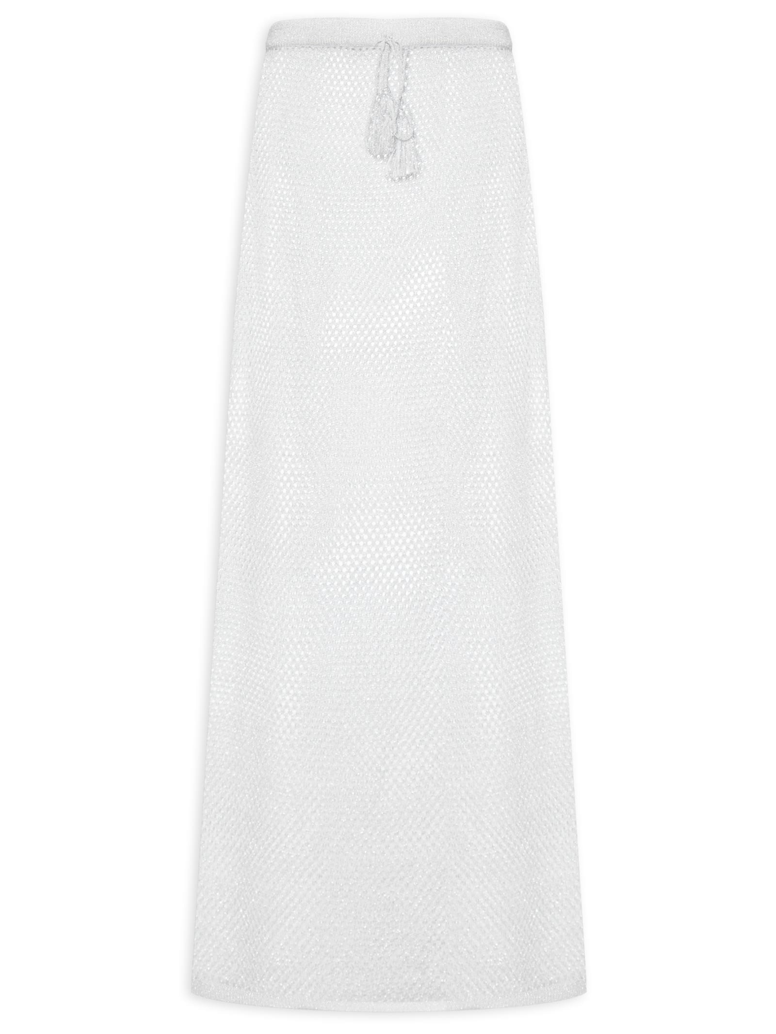 Saia Longa Tricot New Year Branco  Salinas