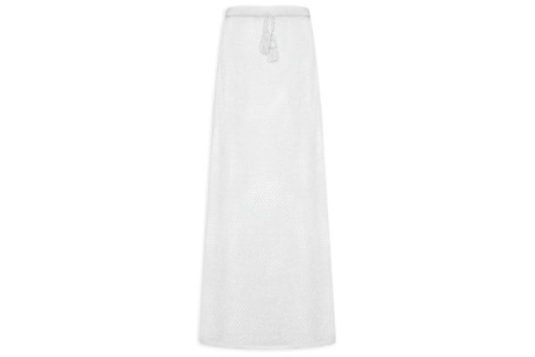 Saia Longa Tricot New Year - Branco 