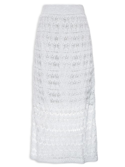 Saia Lurex Celebrar – Cinza