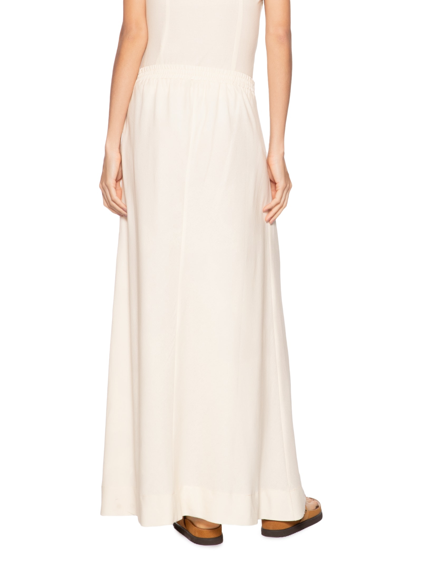 Saia Maxi Estrelicia Off White Farm