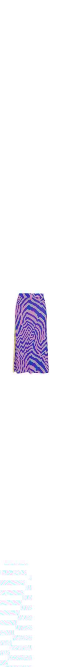 Saia Midi 3-Stripes - Rosa