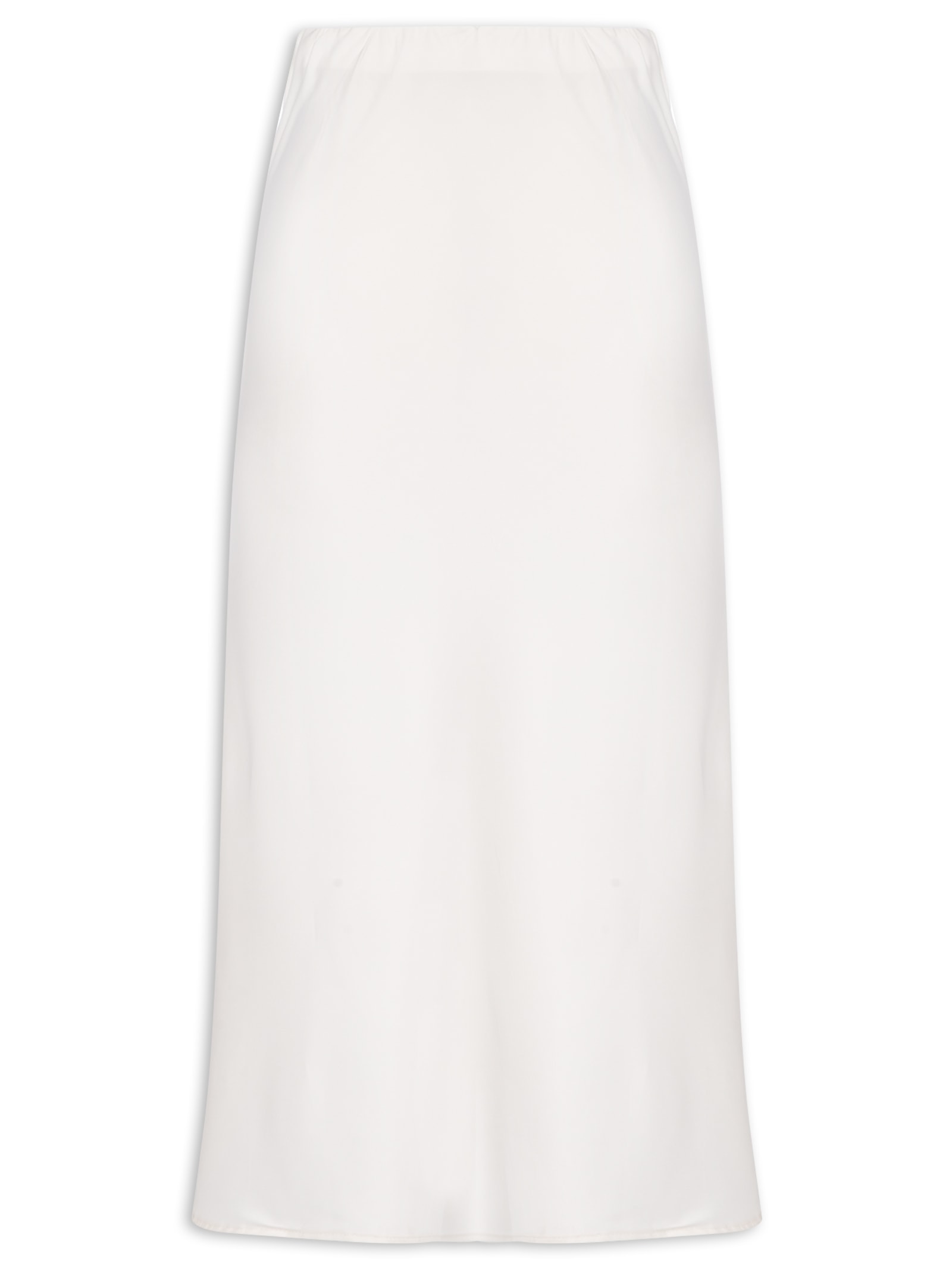 Saia Midi Acetinada Off White Market 33
