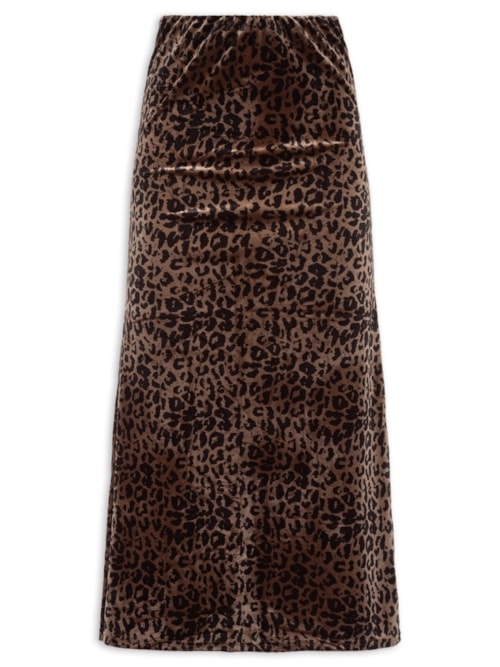 Saia Midi – Animal Print