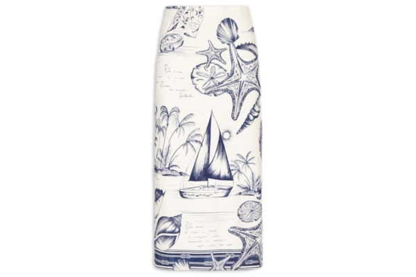 Saia Midi Aventureiro - Branco