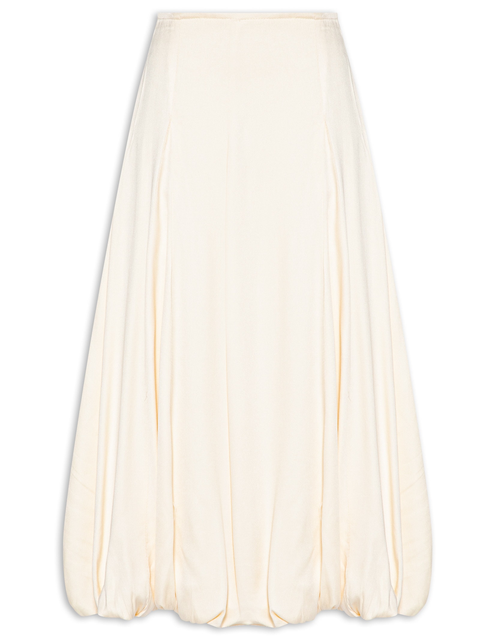 Saia Midi Balonê Off White Loja 3