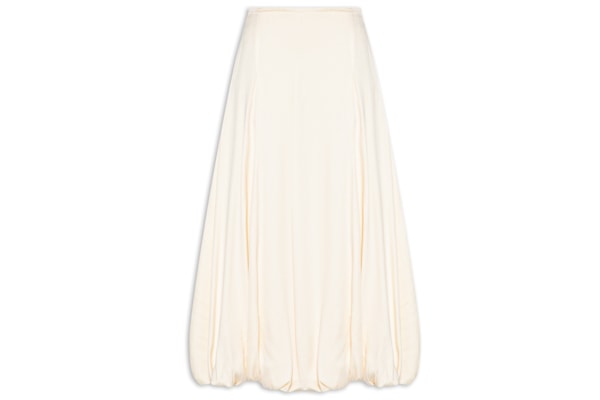 Saia Midi Balonê - Off White