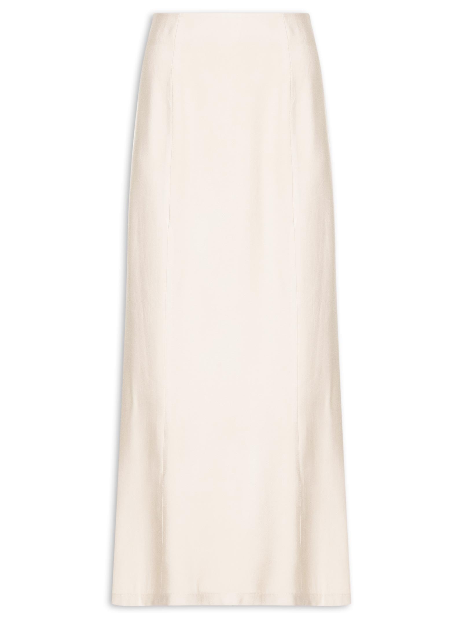 Saia Midi Básica Bege Basiq