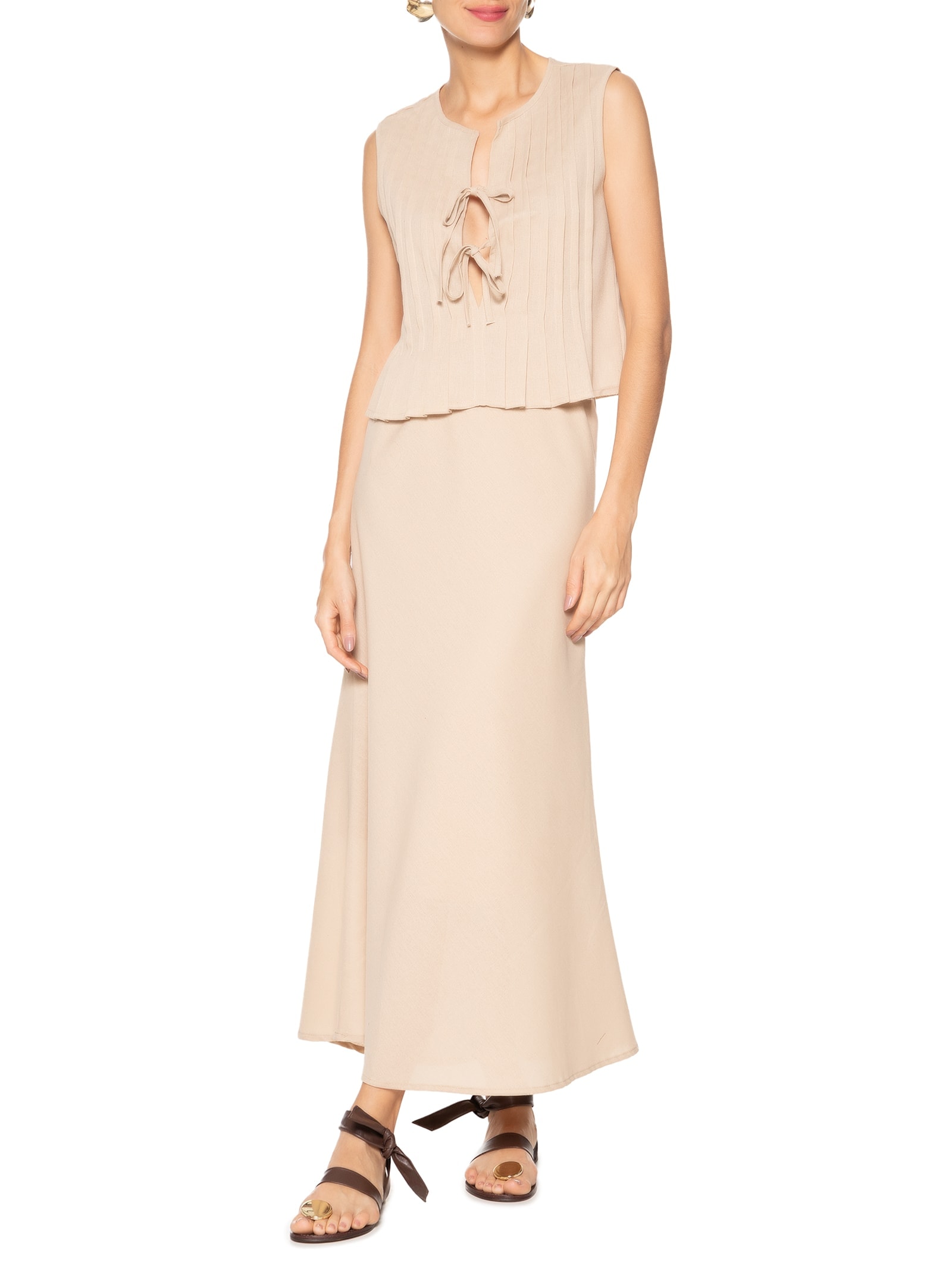 Saia Midi Bege  '2Essential