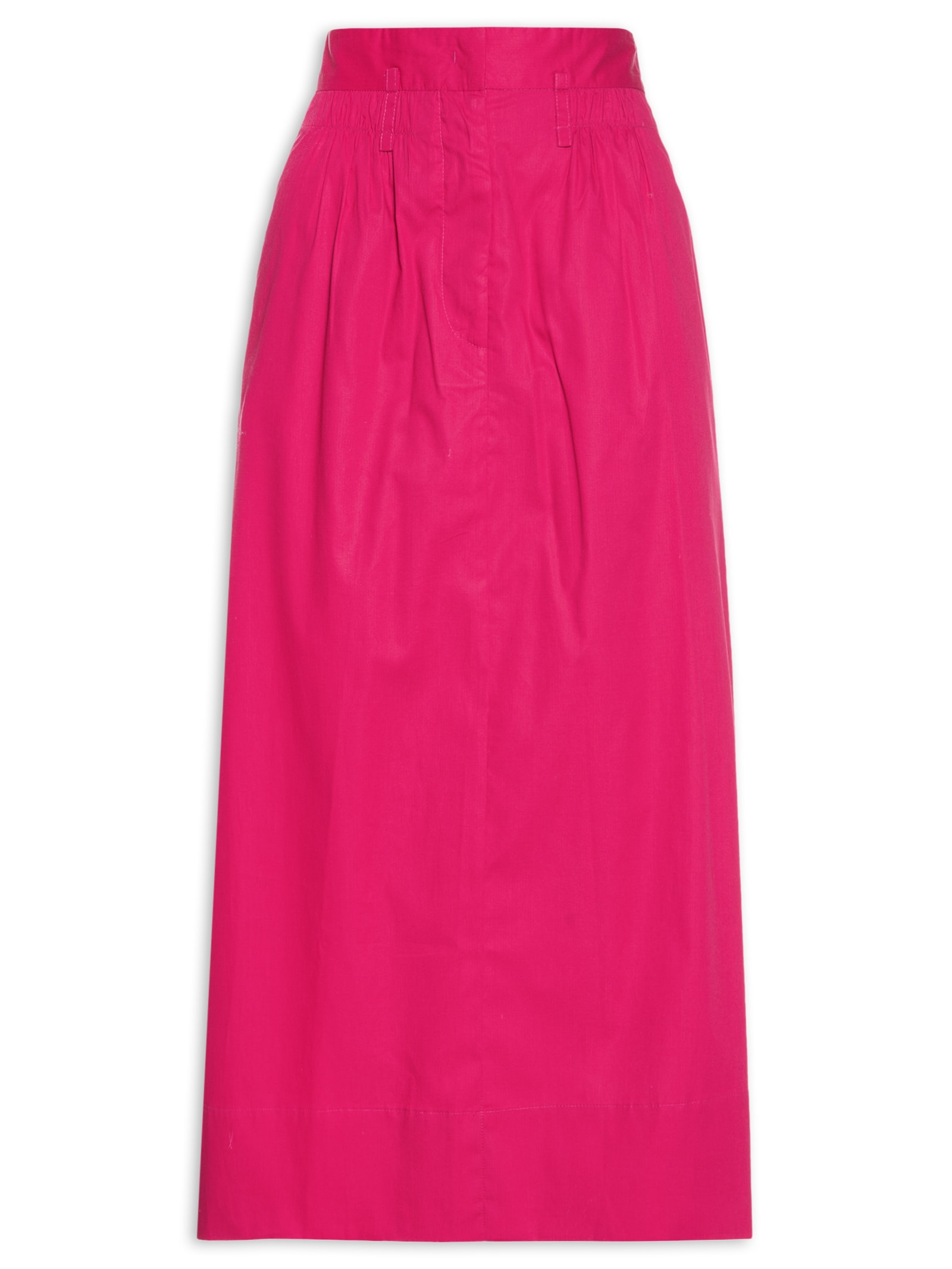 Saia Midi Calda Vermelho Animale