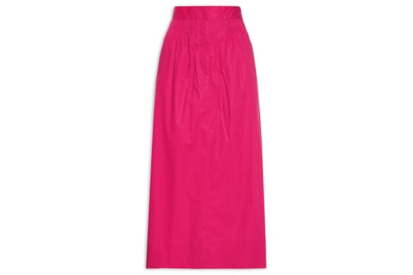 Saia Midi Calda - Vermelho