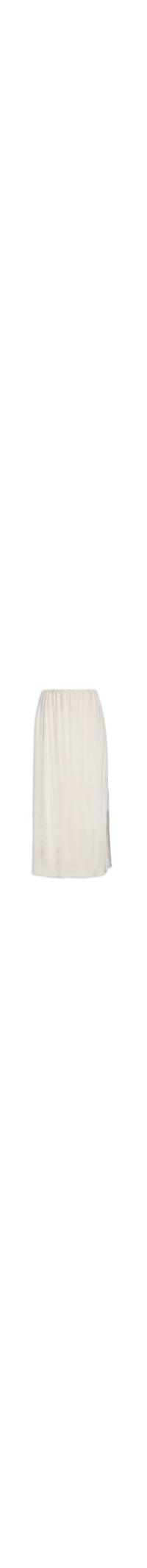 Saia Midi Com Abertura Lateral - Off White