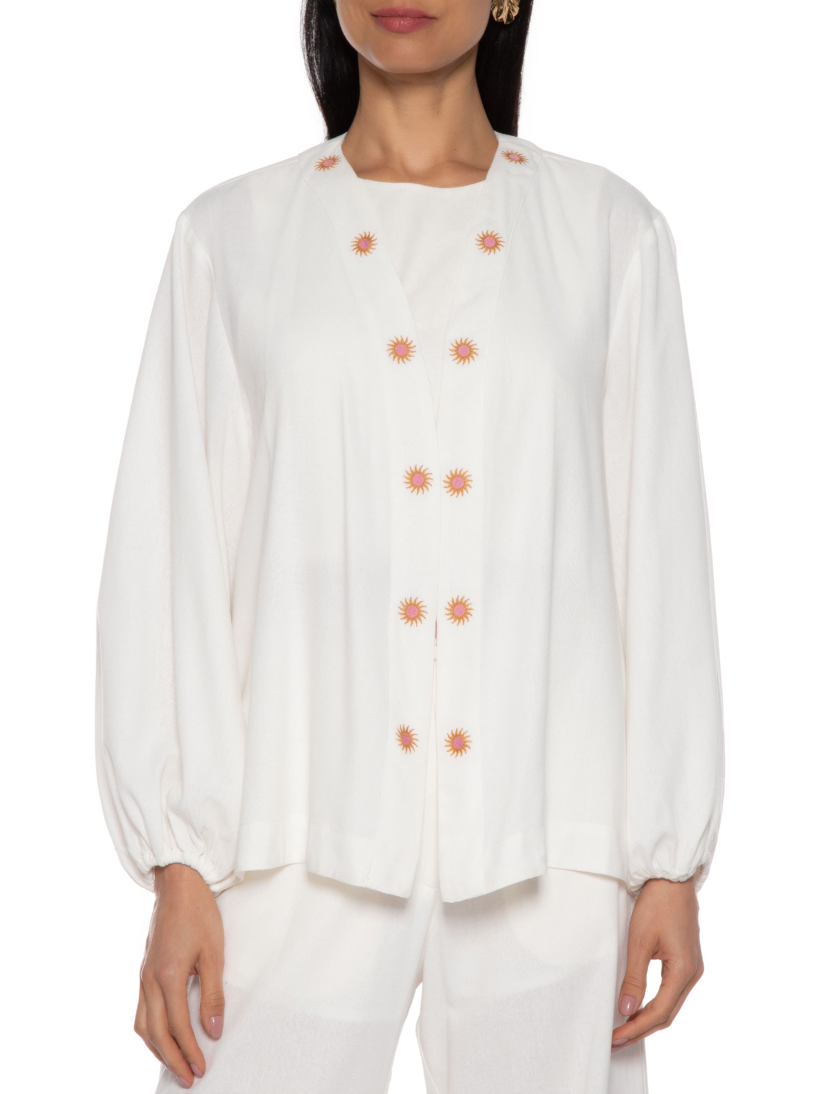 Saia Midi Com Bolso E Fenda Bege Dress To