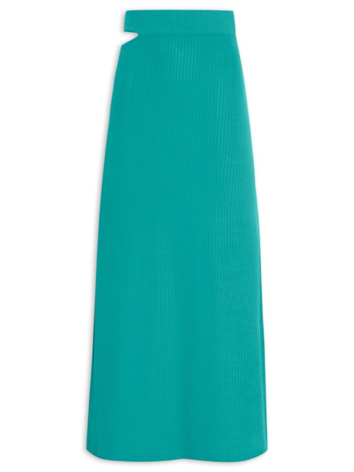 Saia Midi Cut Cós – Verde
