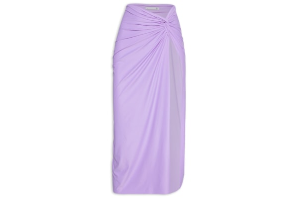 Saia Midi Em Malha - Lilás