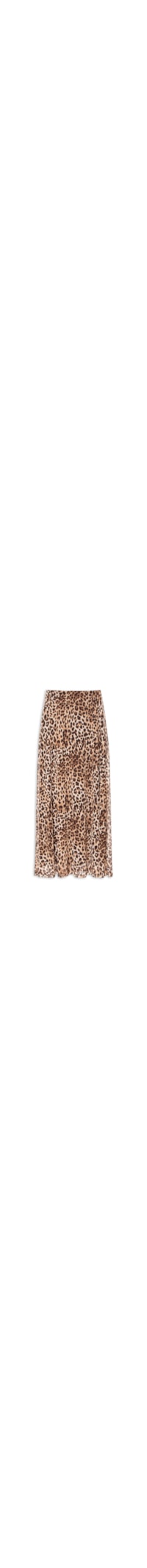 Saia Midi Estampa Feminina Em Tule - Animal Print