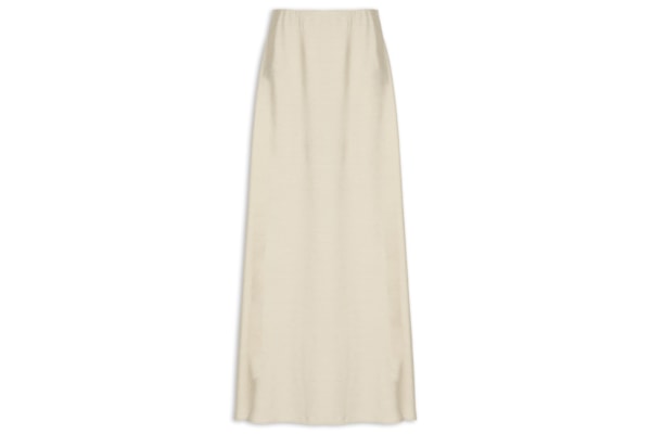 Saia Midi Evasê - Bege