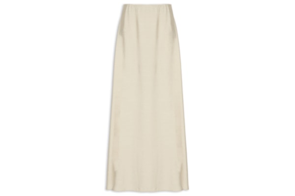 Saia Midi Evasê - Bege