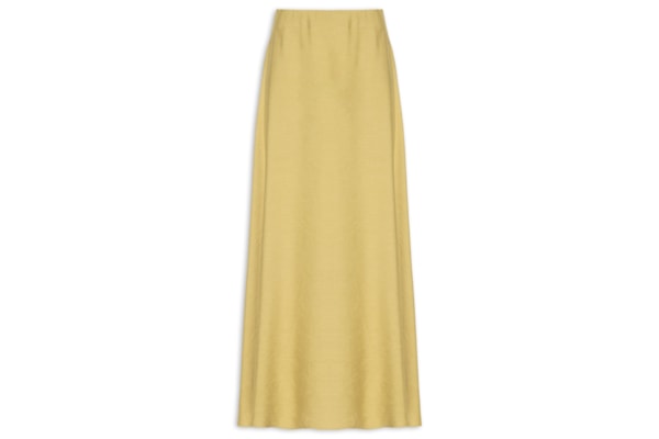 Saia Midi Evasê - Bege