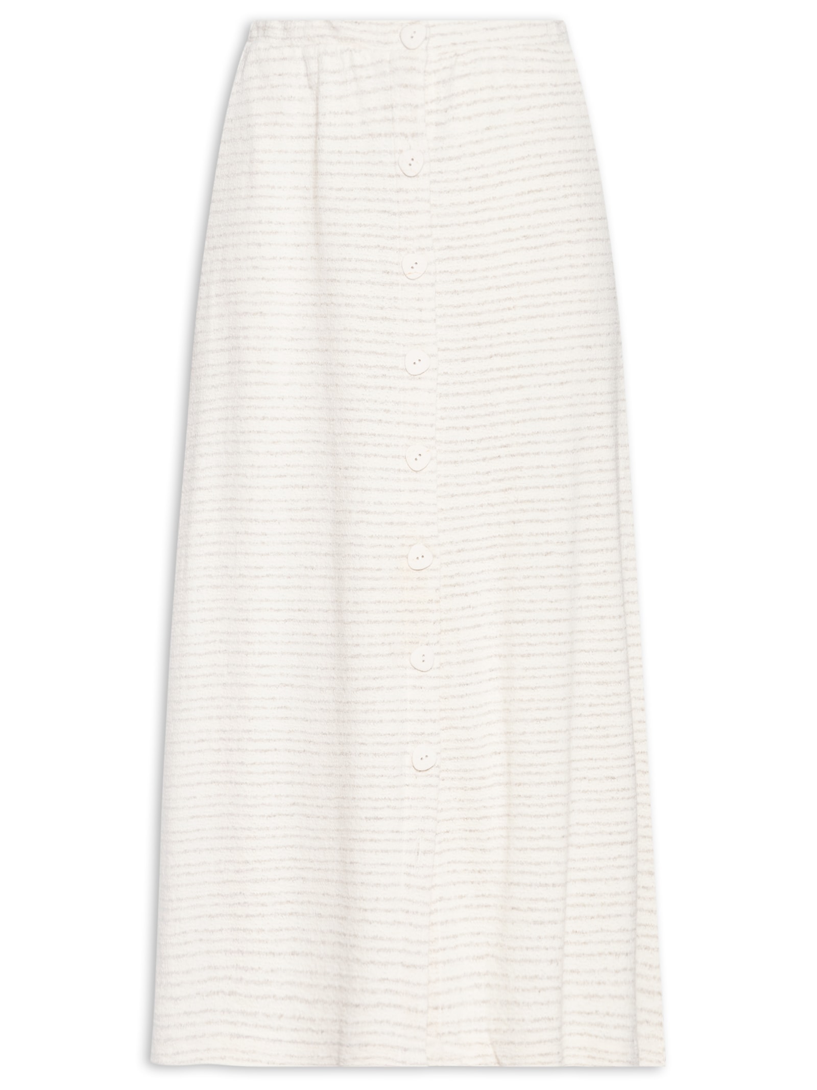 Saia Midi Evasê Listrada Juliana Yogini