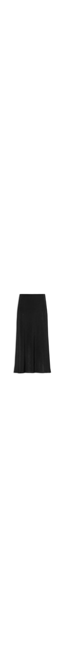 Saia Midi Jersey - Preto