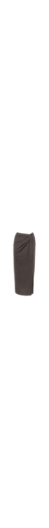 Saia Midi Karen – Cinza