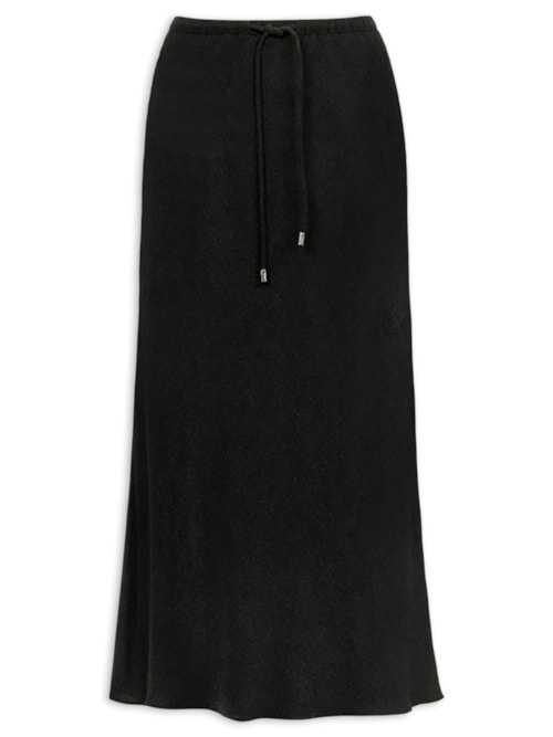 Saia Midi Laura – Preto