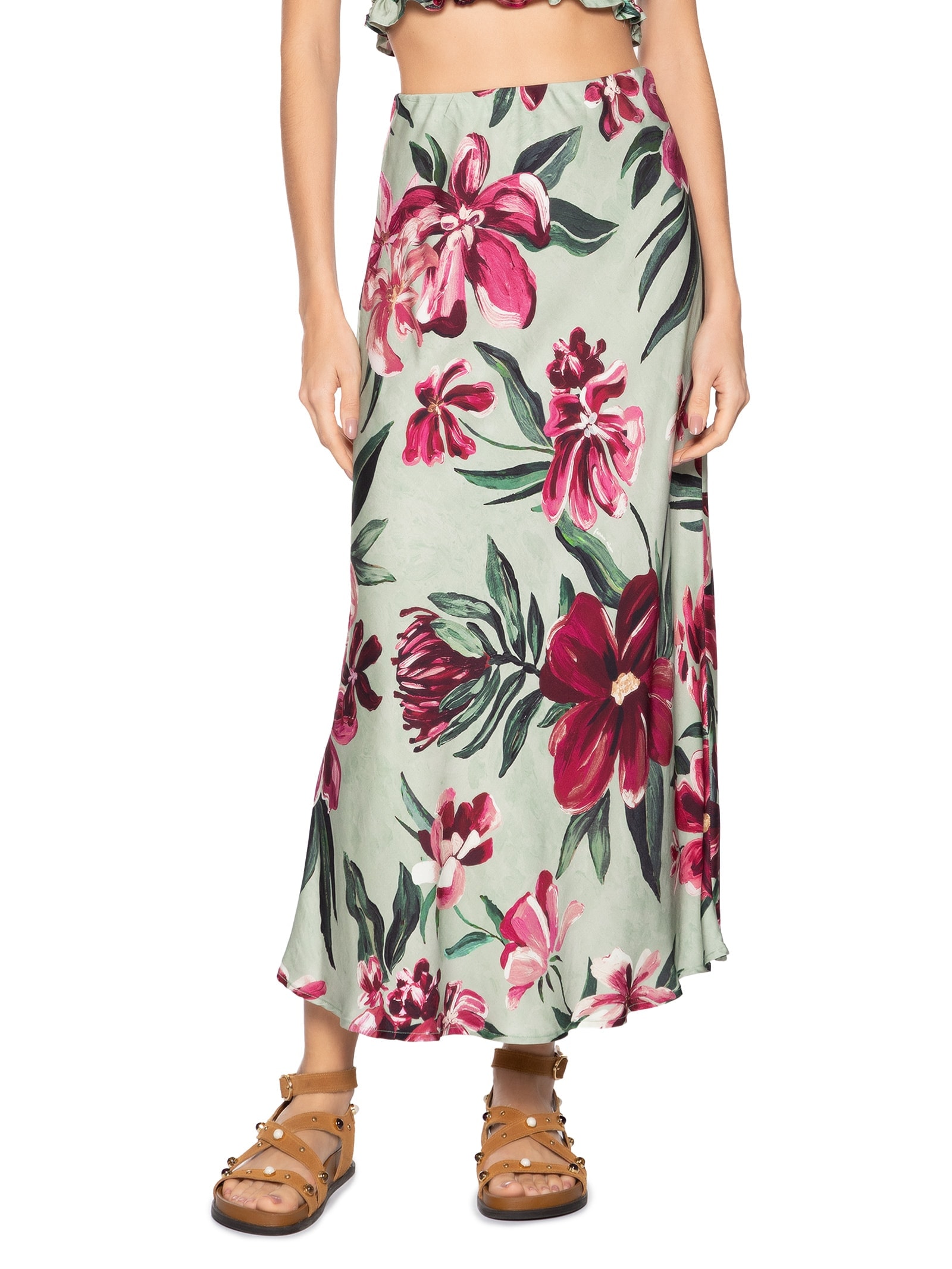 Saia Midi Lineia Verde Farm