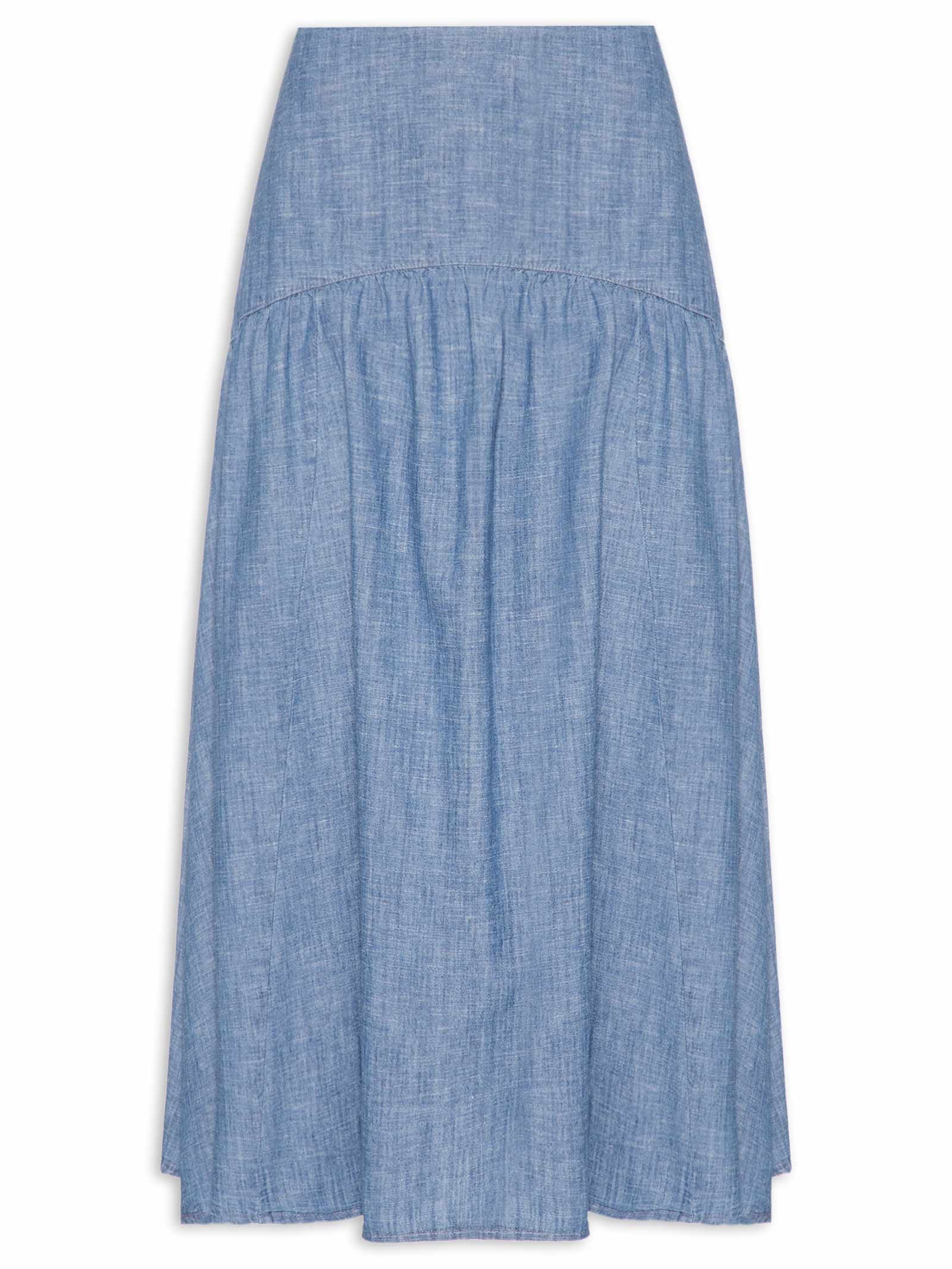 Saia Midi Loren Azul Le Lis