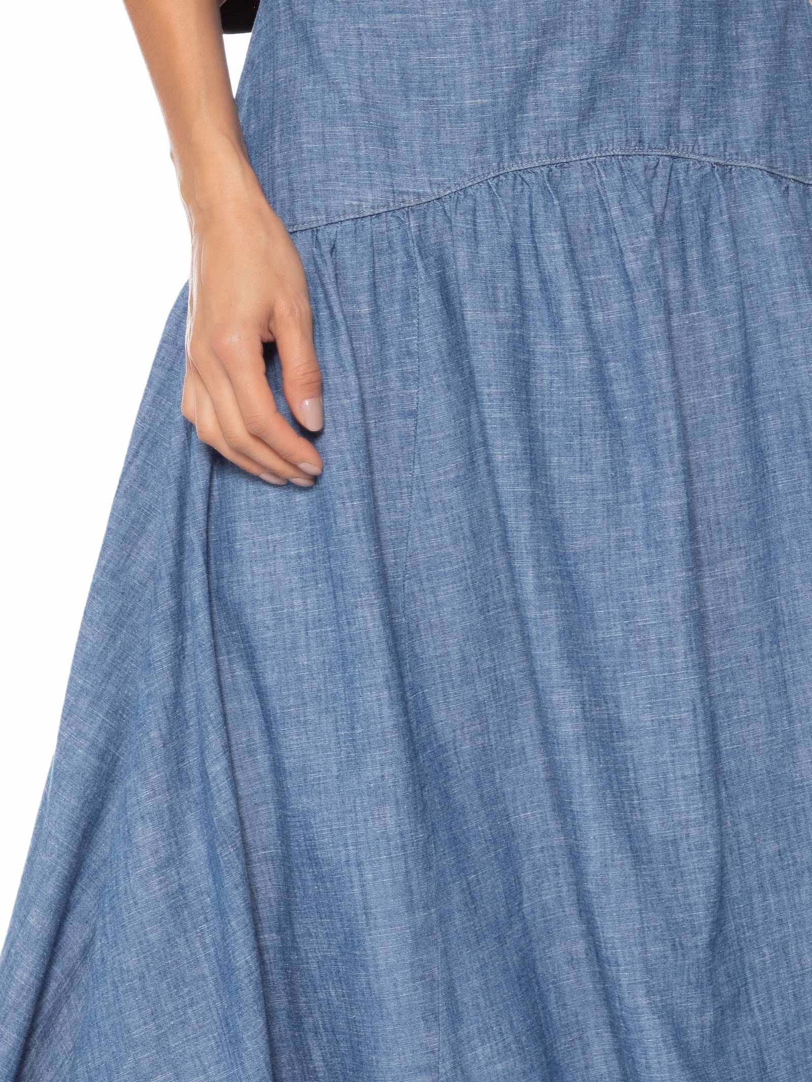Saia Midi Loren Azul Le Lis